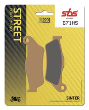 Sbs Hs Street Excel Sintered Front Brake Pads