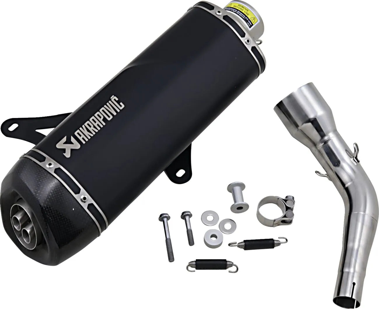 Akrapovic Stainless Steel Slip-on Muffler For Scooters