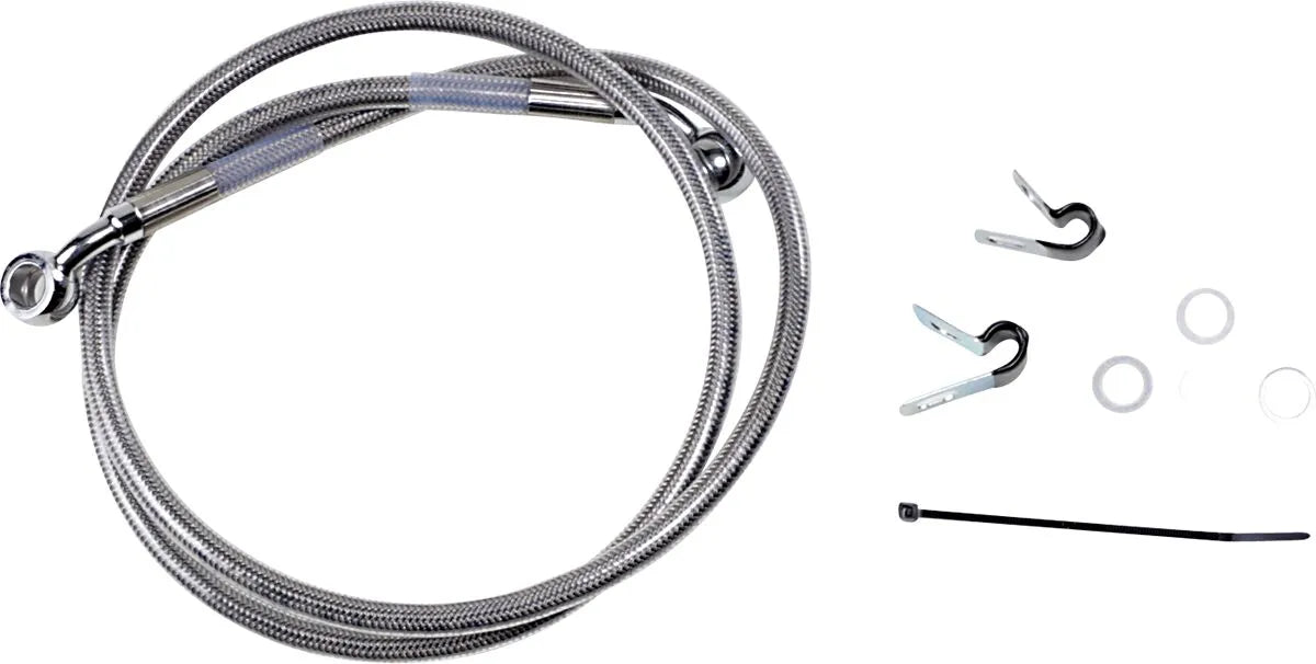 Drag Specialties Extended Brake Line Kit - Stainless Steel