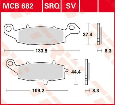 Trw Sv Series Sintered Brake Pads