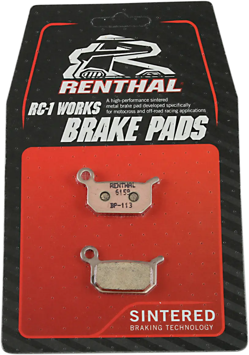 Renthal Rc-1 Works Brake Pads Sintered Metal