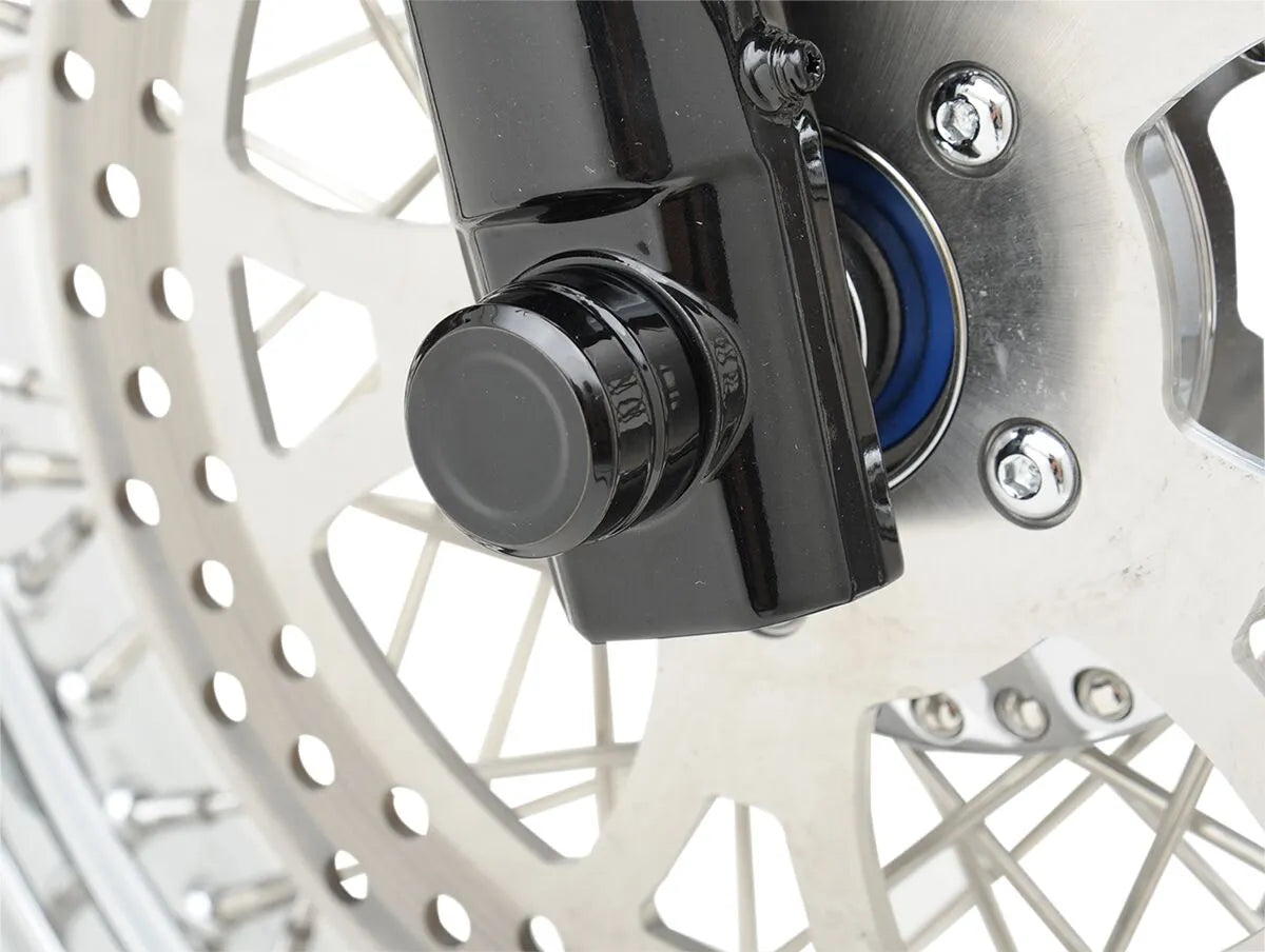 Drag Specialties Billet Axle Caps - Black