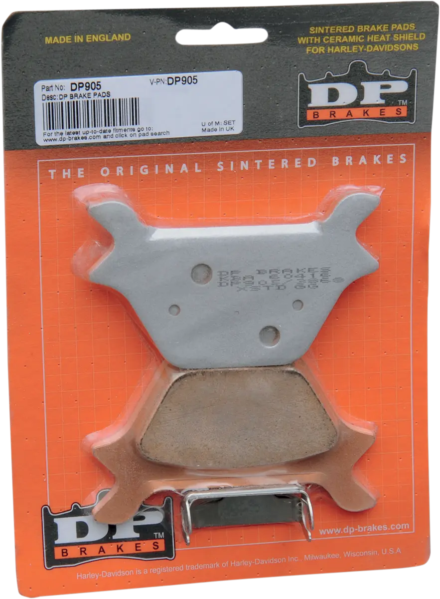 Dp Brakes Sintered Metal Brake Pads For Harley/buell