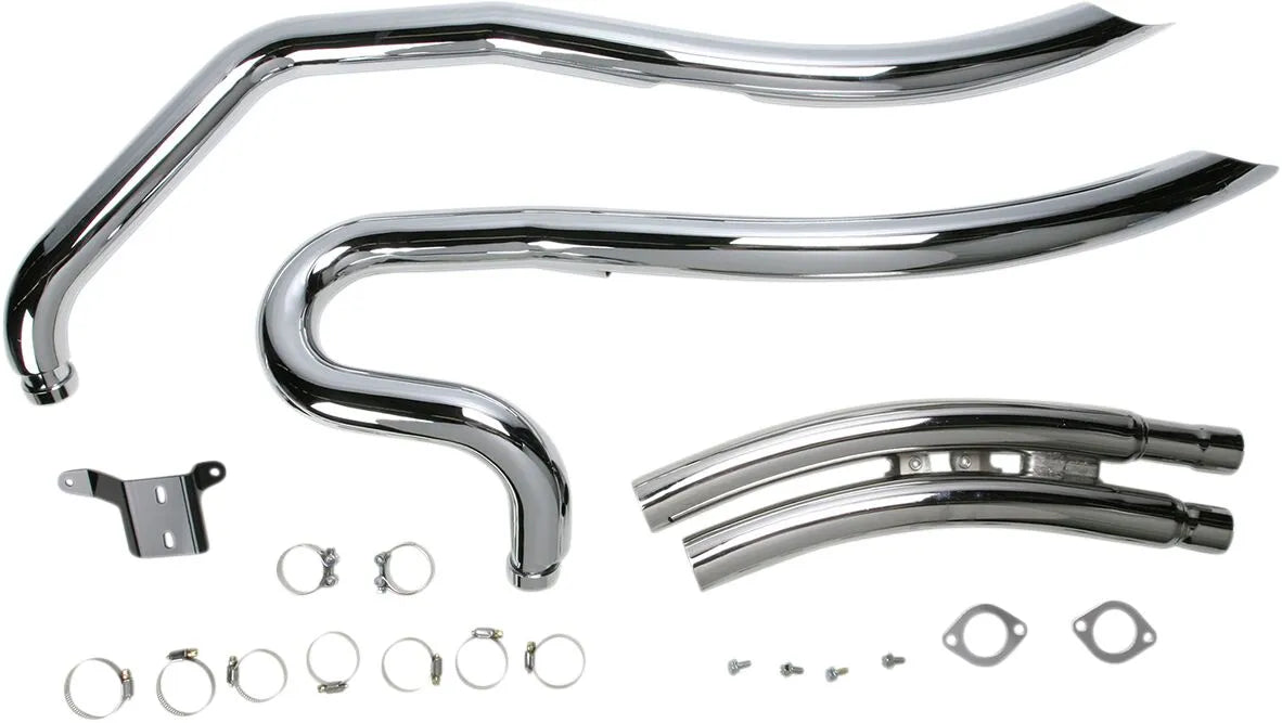 Cobra Speedster Swept Exhaust System Chrome Full System