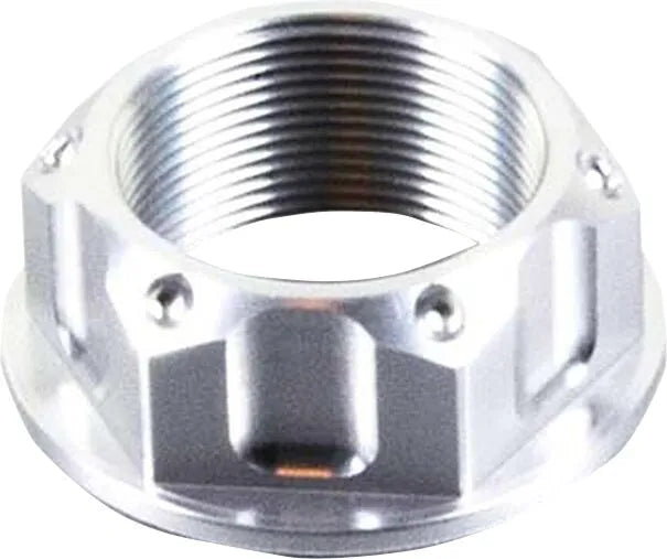 Pro Bolt Aluminium Top Yoke Nut - Silver