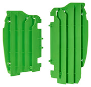 Polisport Radiator Guards For Kawasaki - Green