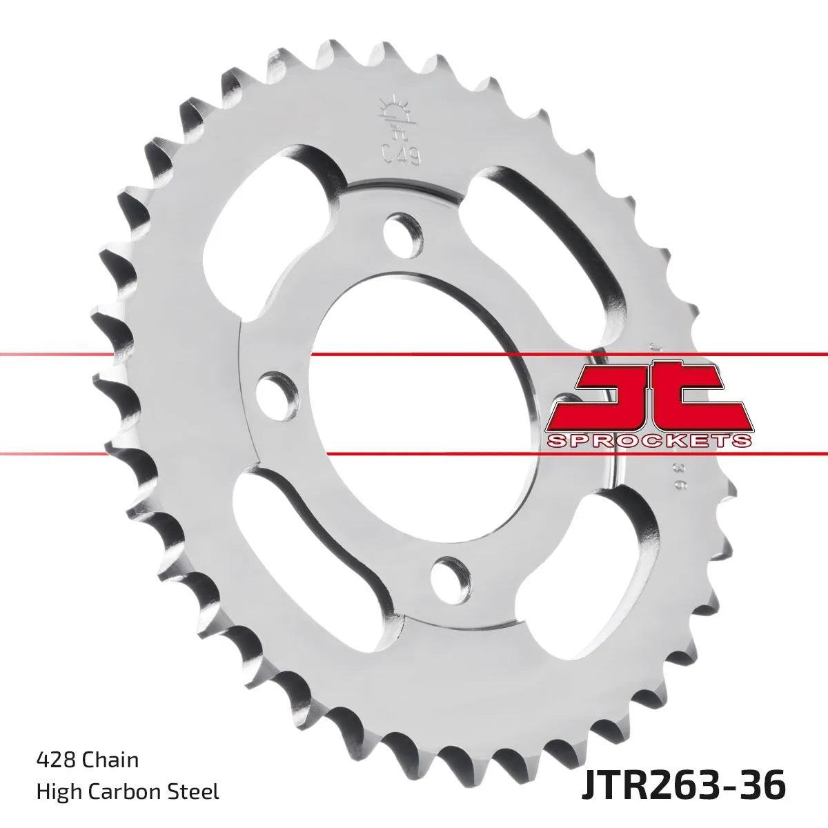 Jt Sprockets Steel Rear Sprocket - 36 Tooth