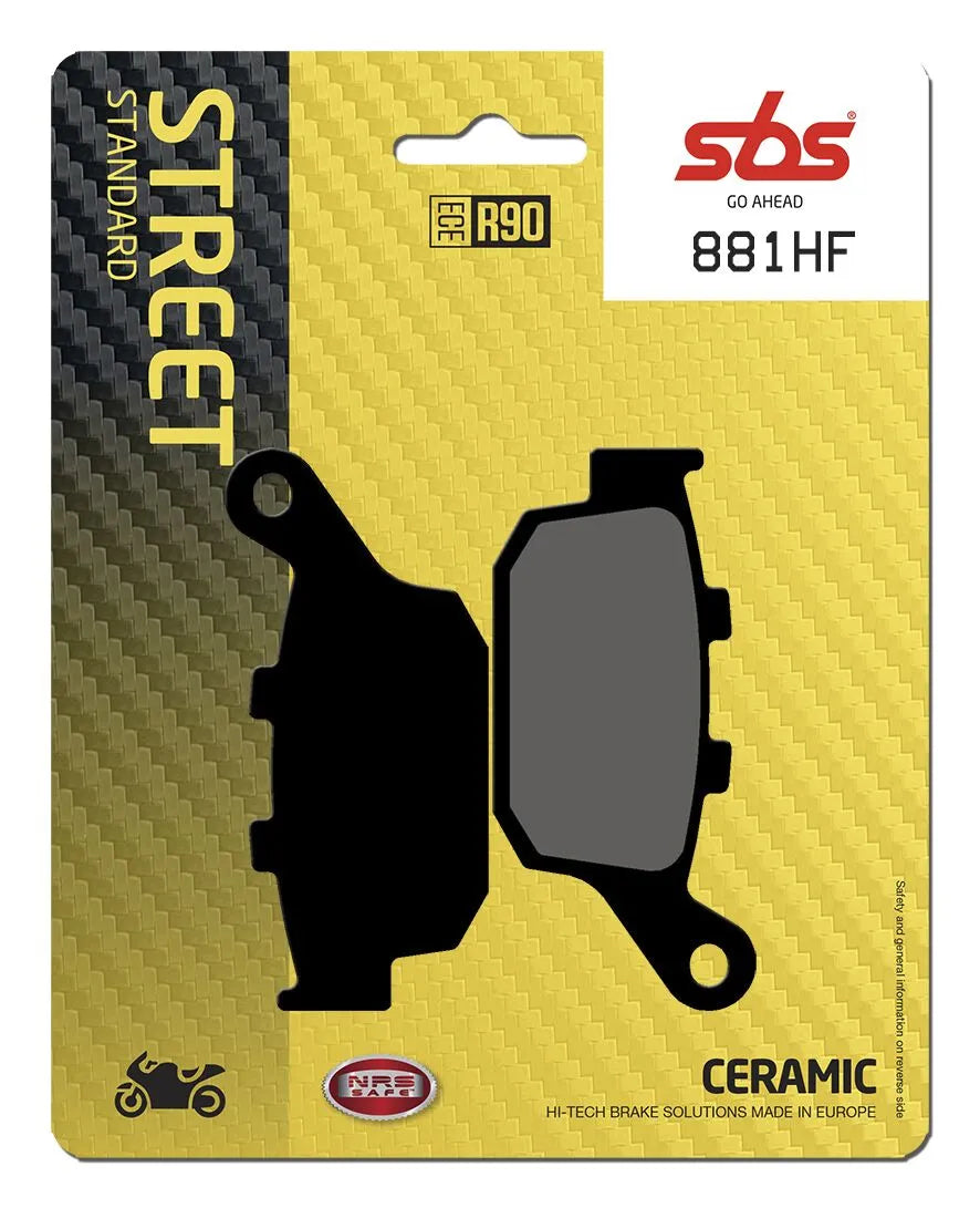 Sbs Hf Street Ceramic Brake Pads For Street Bikes