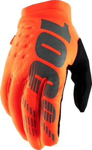 100% Brisker Insulated Off-road Gloves - Black/Orange