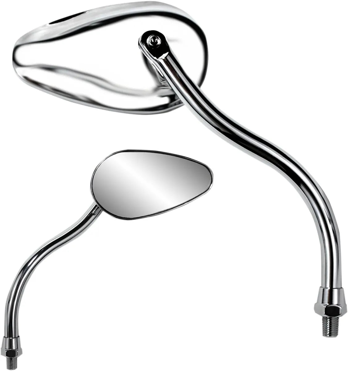 Parts Unlimited X-treme Mini Teardrop Mirror