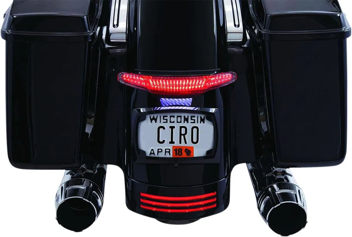 Ciro Latitude Led Taillight & License Plate Mount For Harley-davidson