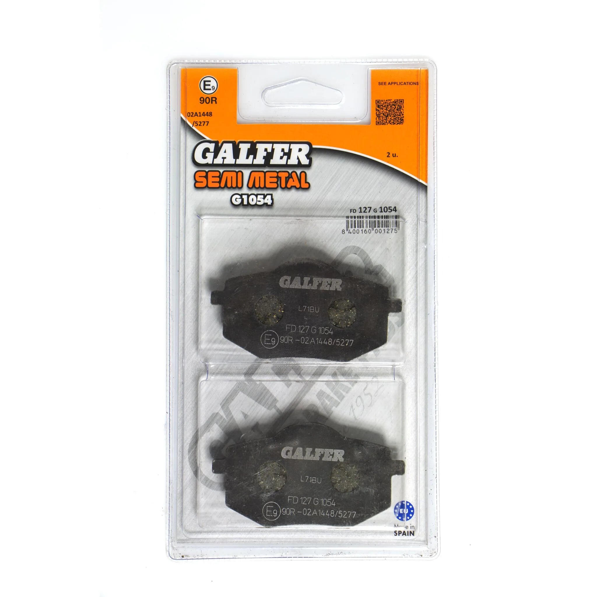 Galfer Semi-metallic Brake Pads For Oem Replacement