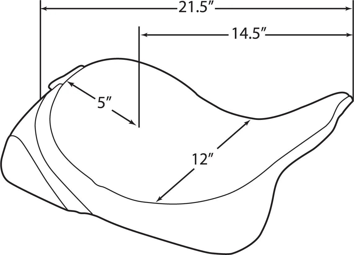 Drag Specialties Backrest Compatible Solo Seat