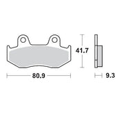 Moto-master Racing Brake Pads Atv Sintered Metal
