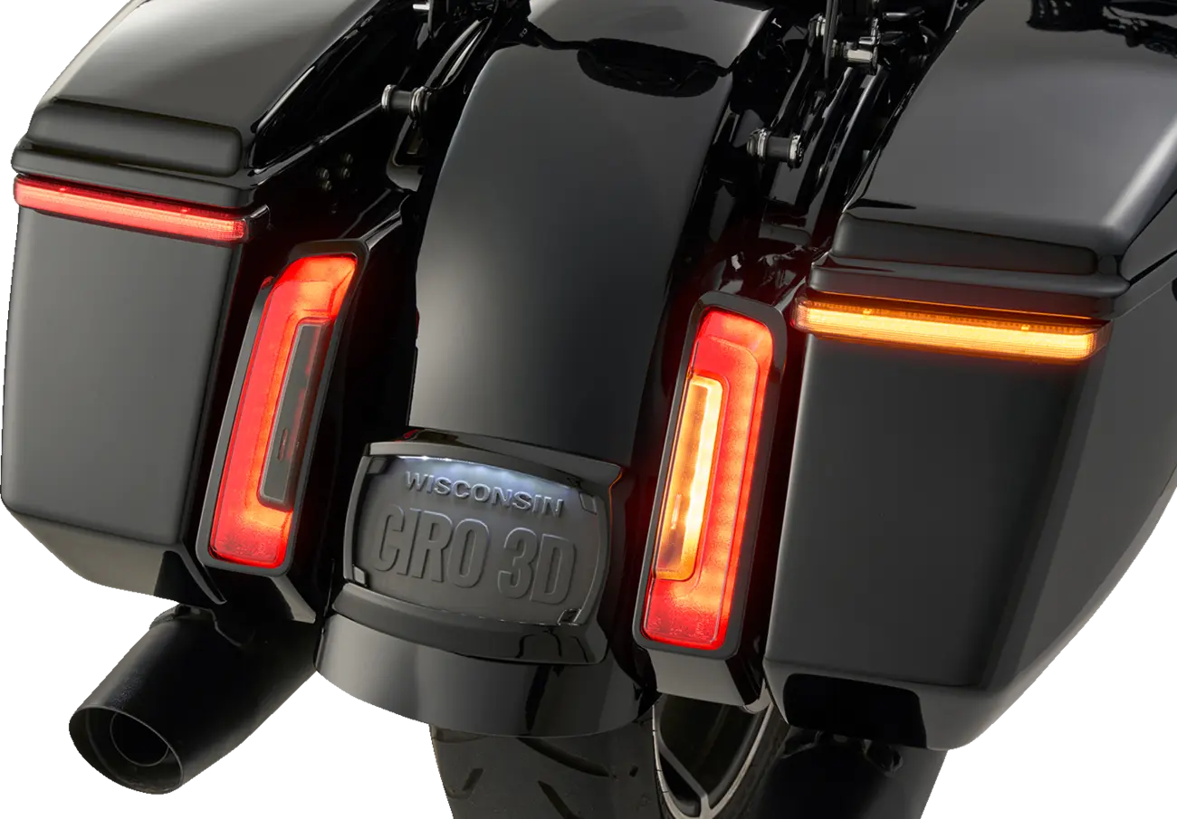 Ciro Bag Blades® With Lightstrike® Led Saddlebag Lights