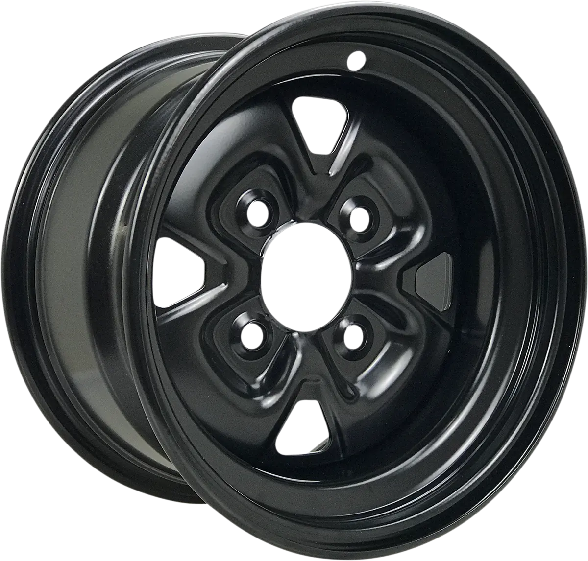 Moose Offroad Steel Wheel - 12x7 - Black