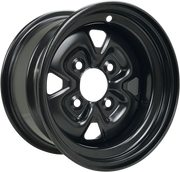 Moose Offroad Steel Wheel - 12x7 - Black