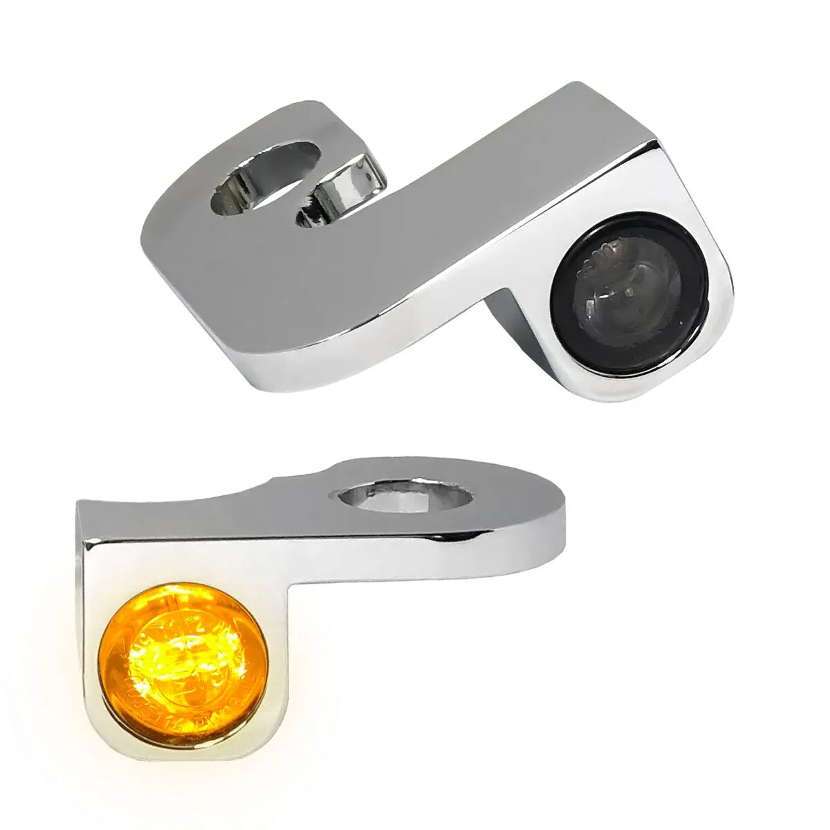 Heinz Bikes Nano Series Led Turn Signals - Chrome