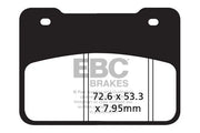 Ebc Sfa-hh Sintered Scooter Brake Pads For Enhanced Braking