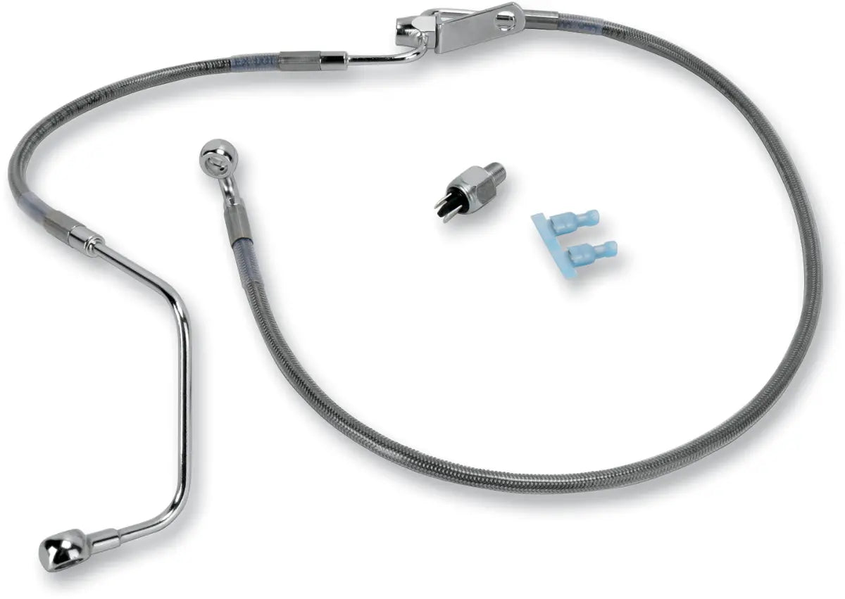 Drag Specialties Stainless Steel Brake Line Kit For Rear