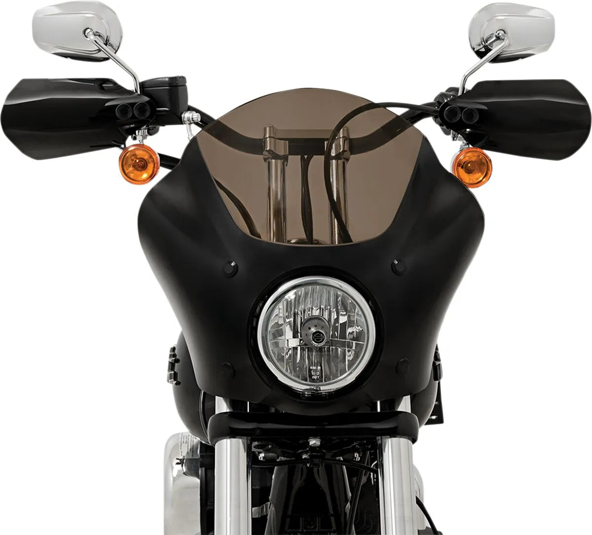 Memphis Shades Handguards - Black Wind Protection