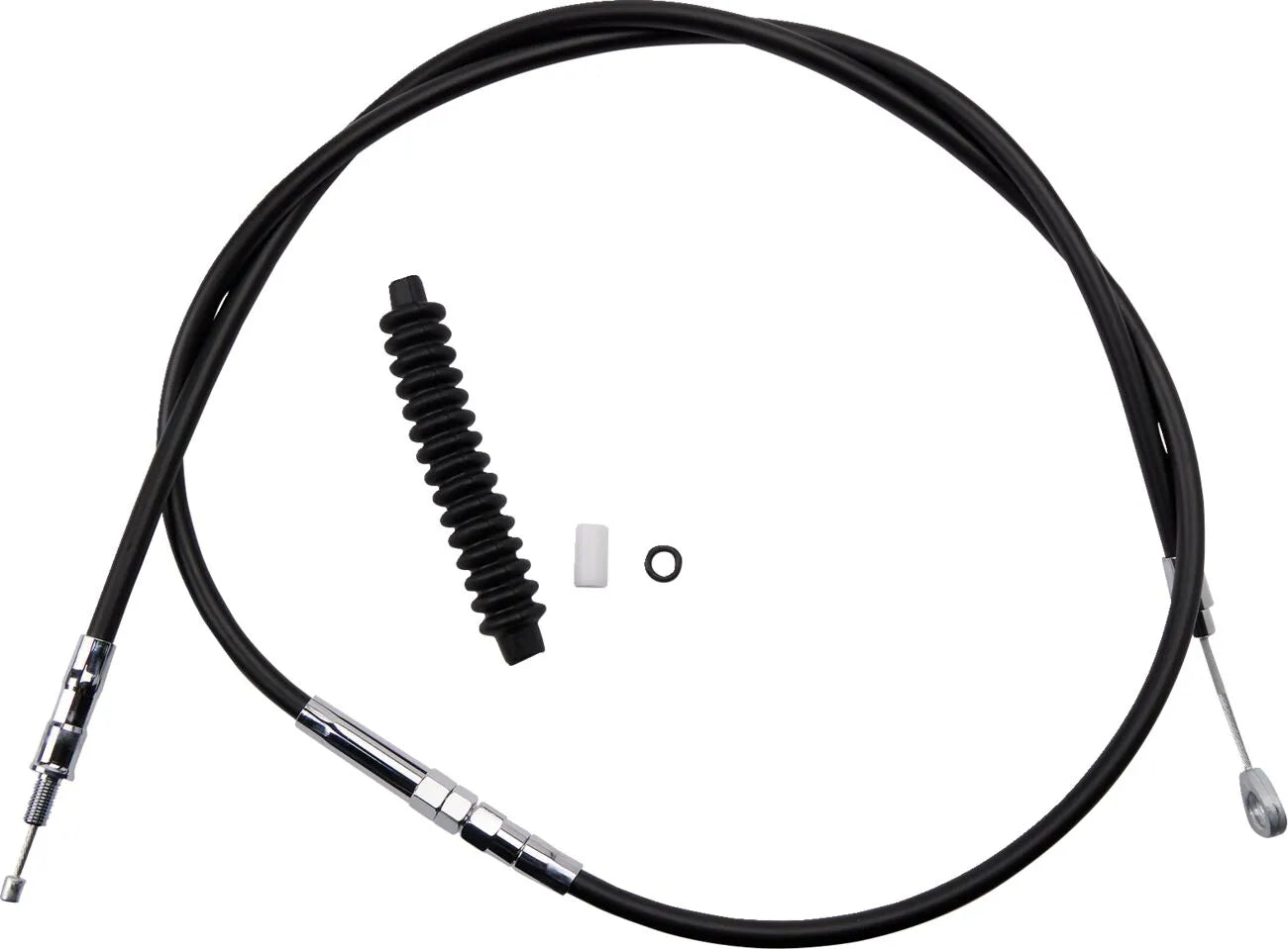 Drag Specialties High-efficiency Clutch Cable - Black Vinyl