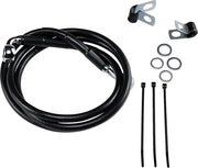 Drag Specialties Extended Black Vinyl Brake Line Kit