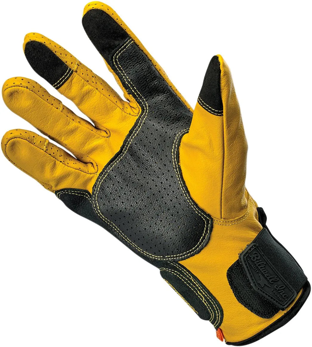 Biltwell Borrego Gloves - Black/Gold
