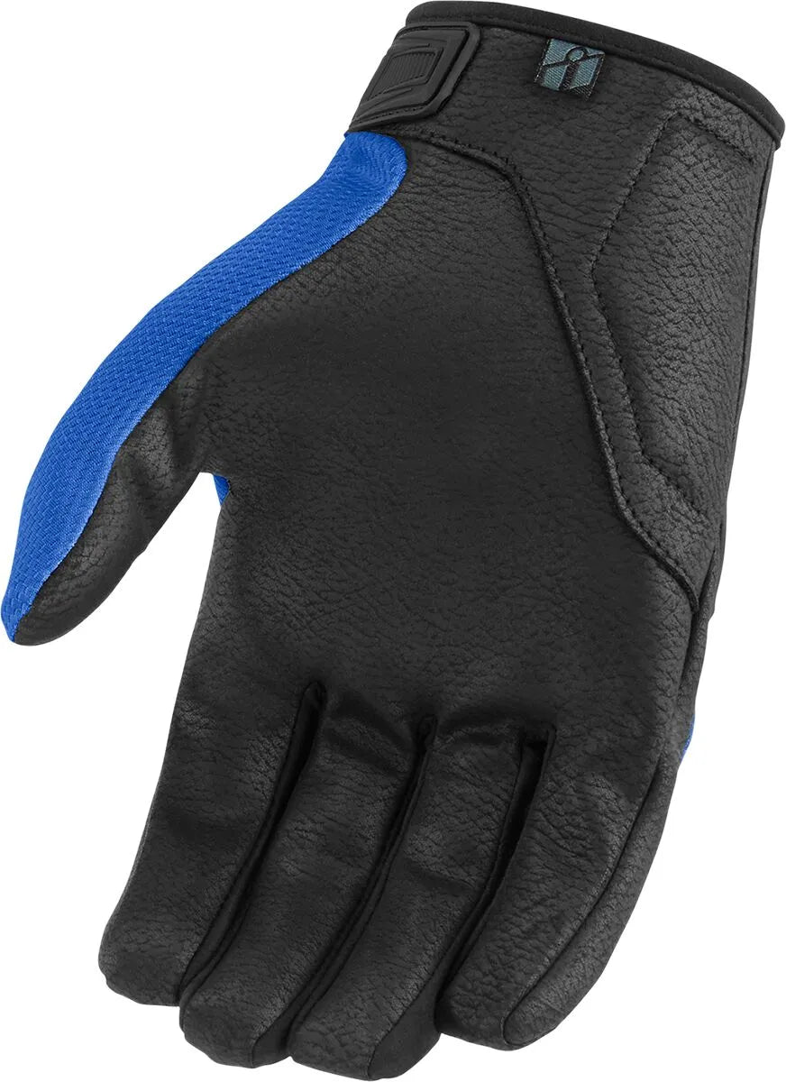 Icon Hooligan Ce Gloves For Sport Riding - Black/Blue