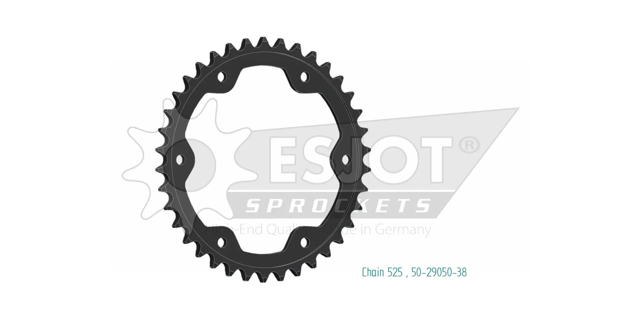 Esjot 525 Rear Sprocket - High-quality Steel