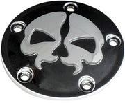 Drag Specialties Split Skull Points Cover - Black