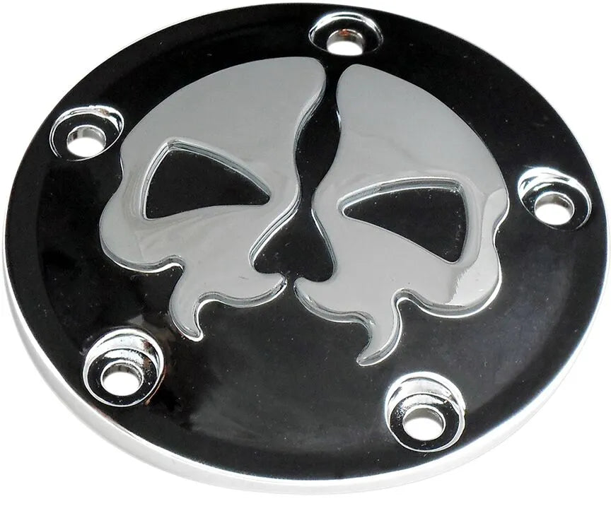 Drag Specialties Split Skull Points Cover - Black