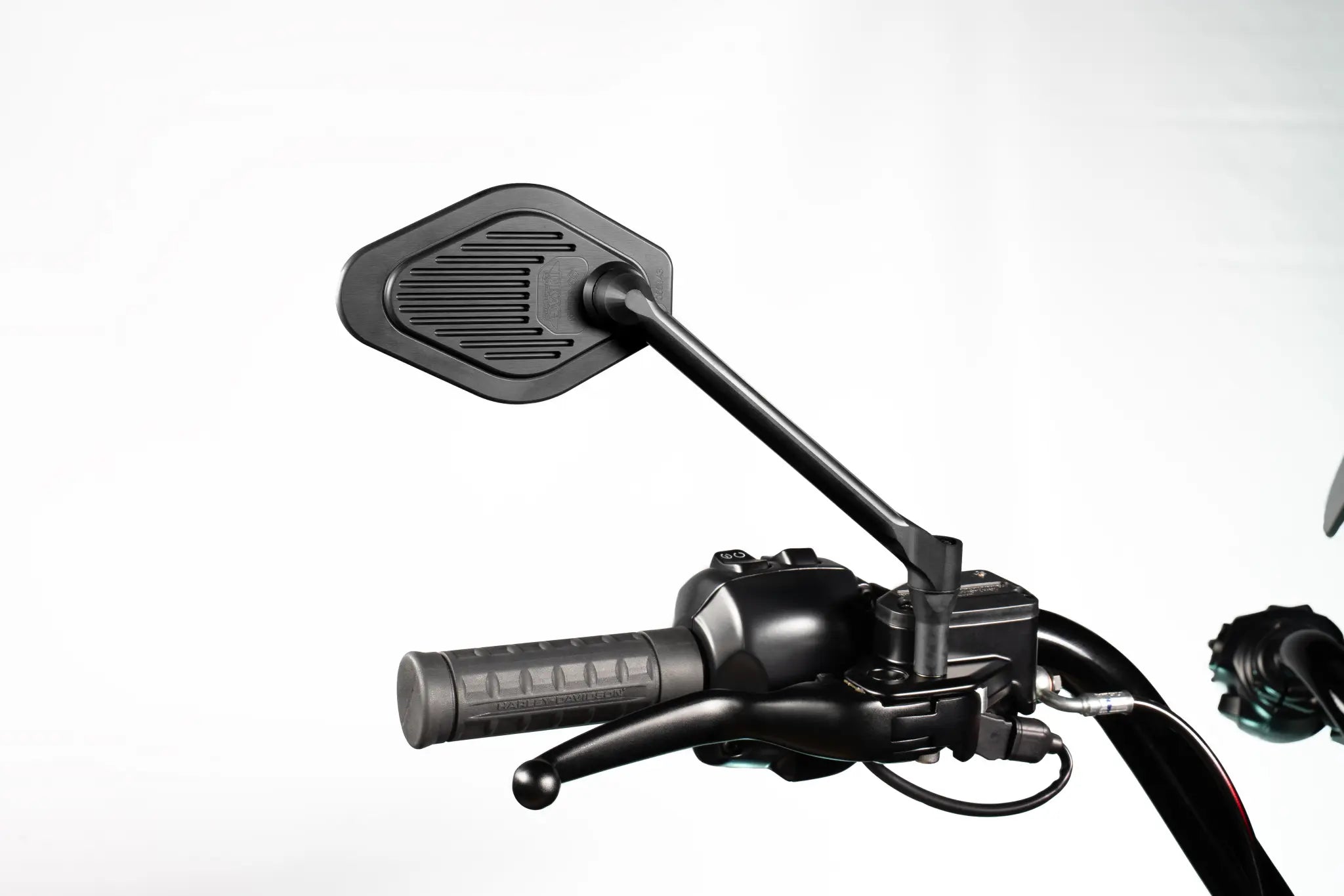 Drag Specialties Adjustable Mirror - 12cm Stem - Black