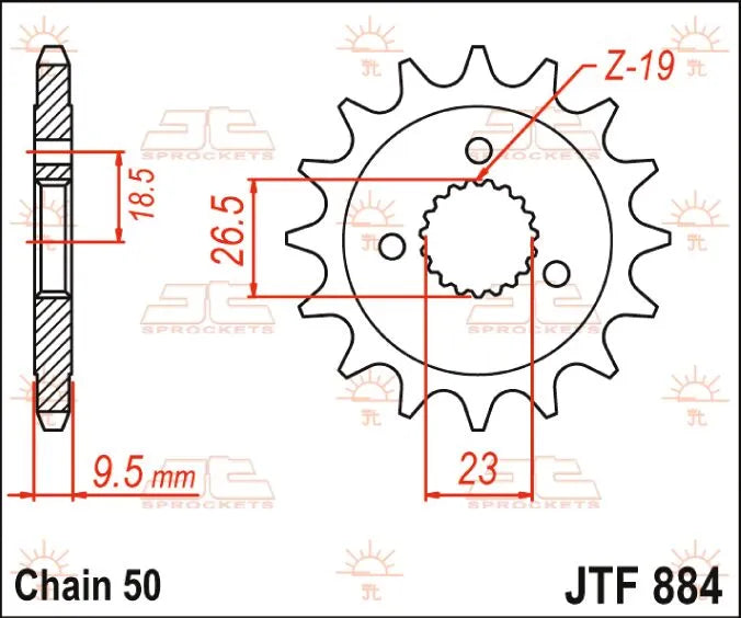 Jt Sprockets Front Sprocket 530 21t