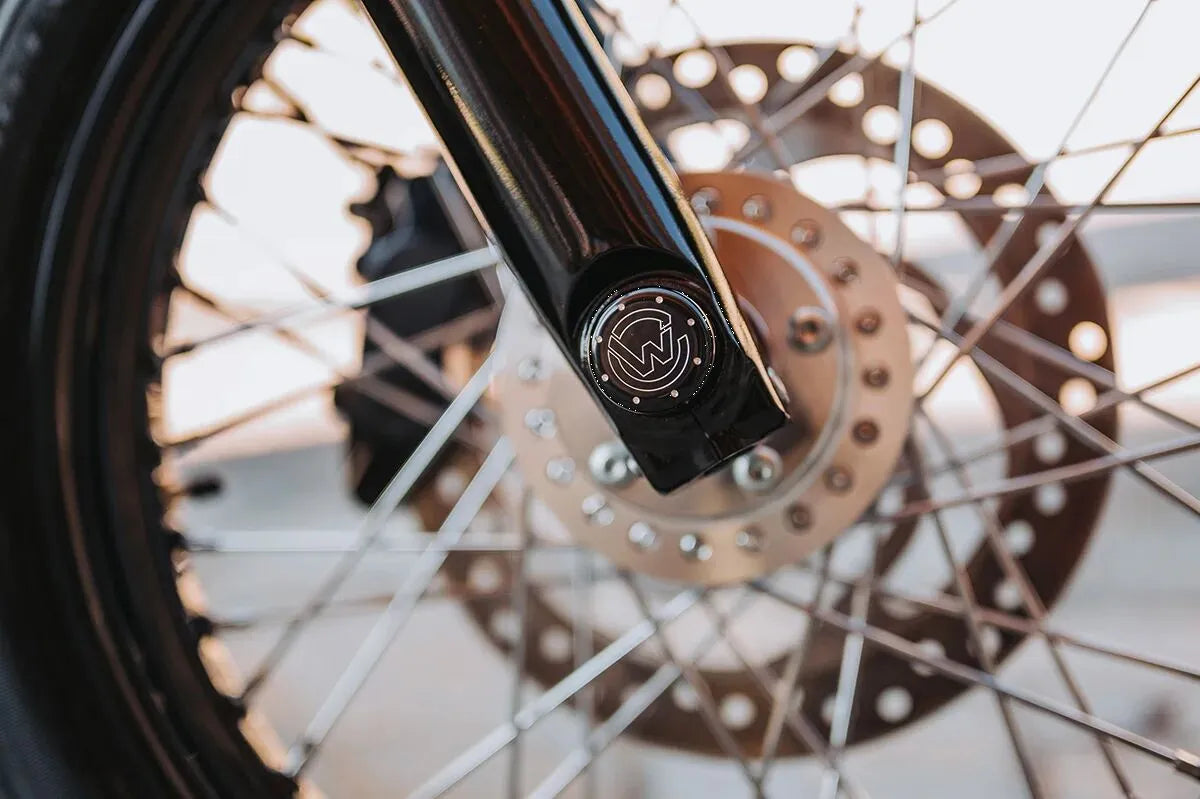 Cult Werk Black Aluminum Axle Cover