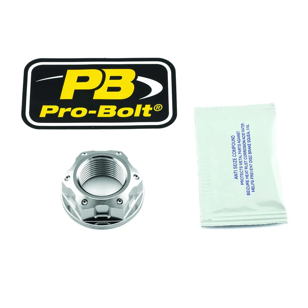 Pro Bolt Stainless Steel Axle Nut For Rear Wheel