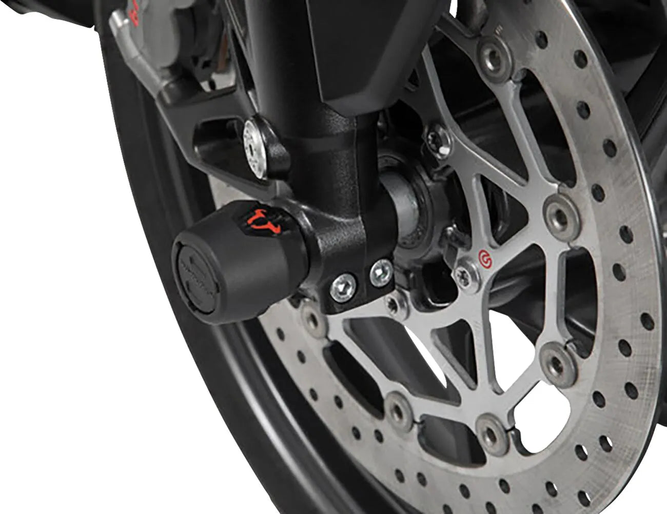 Sw-motech Front Axle Slider - Enhanced Fork Protection