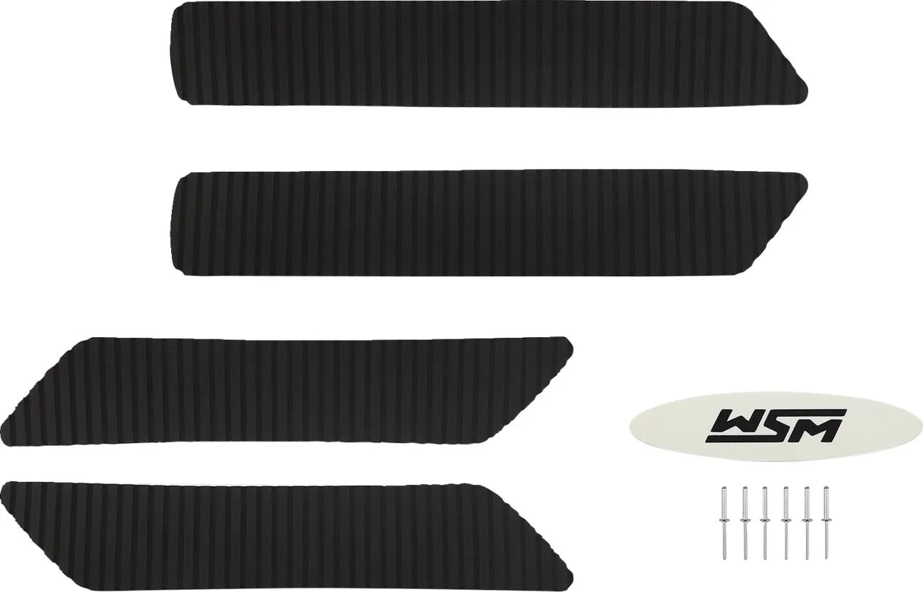 Wsm Black Traction Mat Set