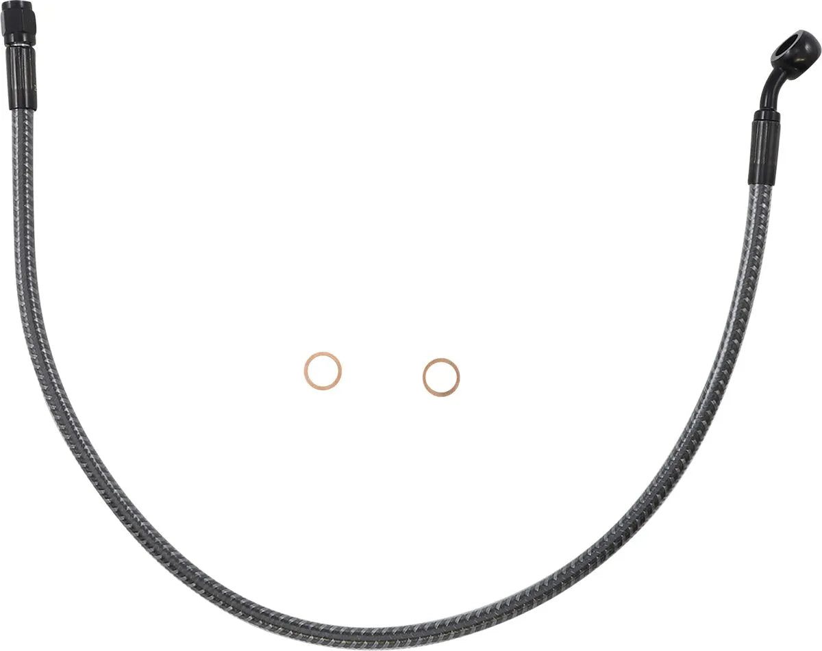 Magnum Shielding Karbonfibr Front Brake Line For Abs