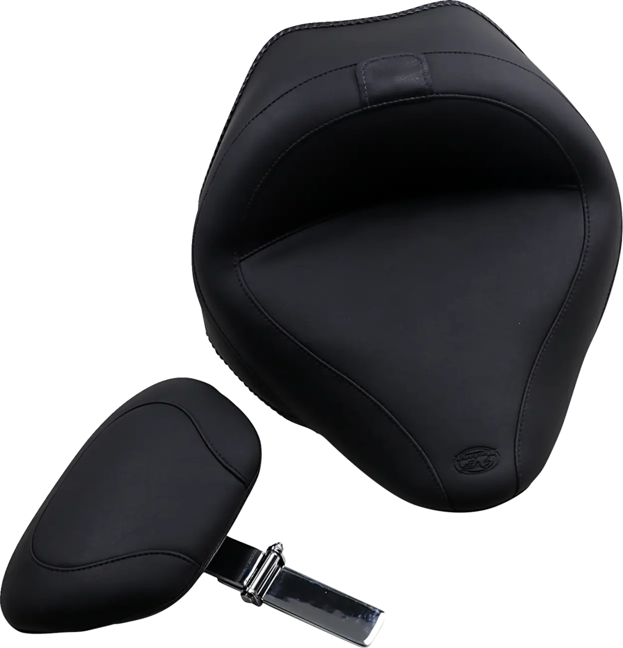 Mustang Wide Solo Seat With Backrest