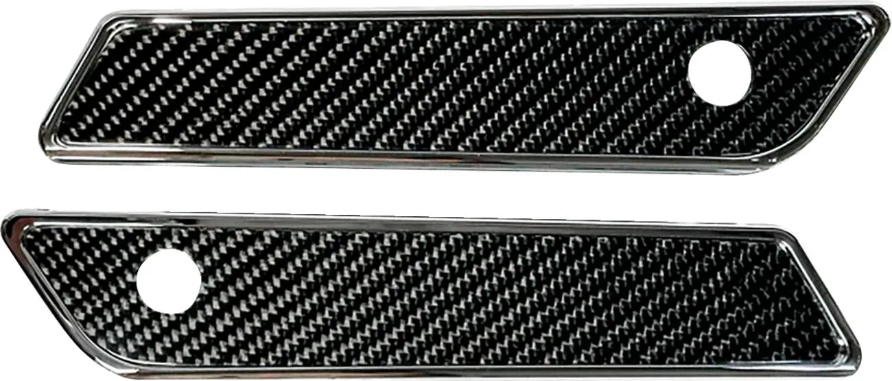 Pro-one Saddlebag Latch Covers - Chrome