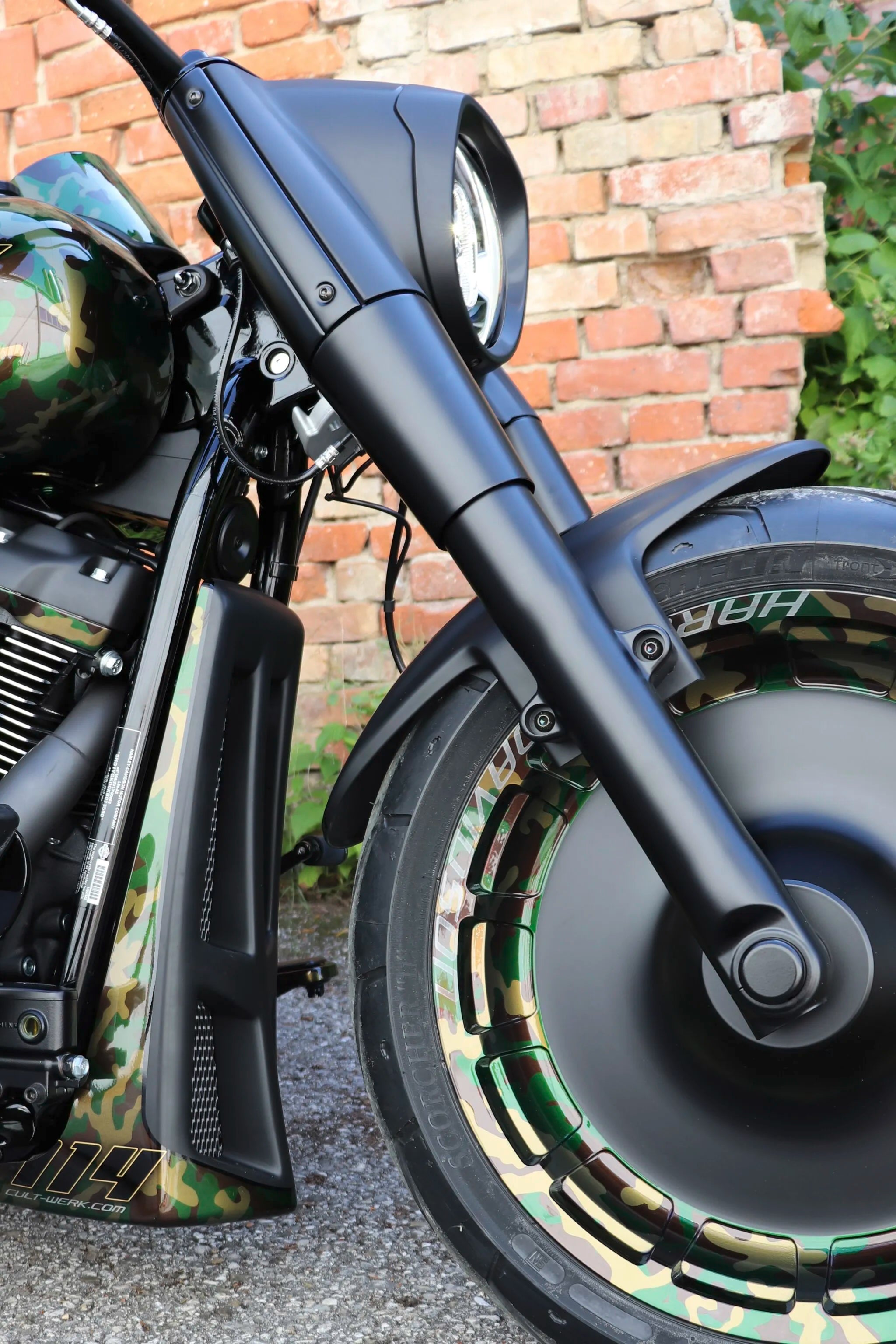 Cult Werk Black Aluminum Axle Cover