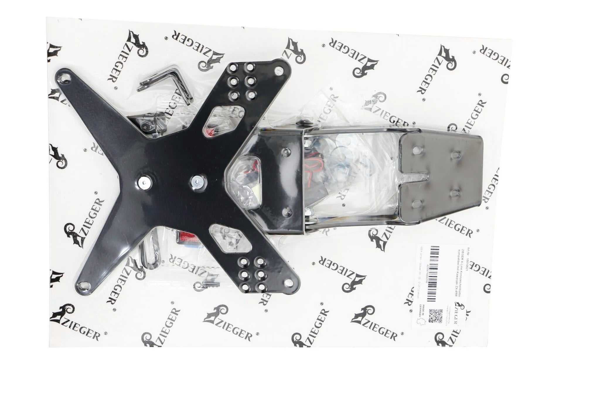 Zieger License Plate Holder Type E For Yamaha