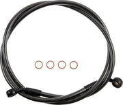 Magnum Shielding Braided Front Brake Line For Non-abs Models