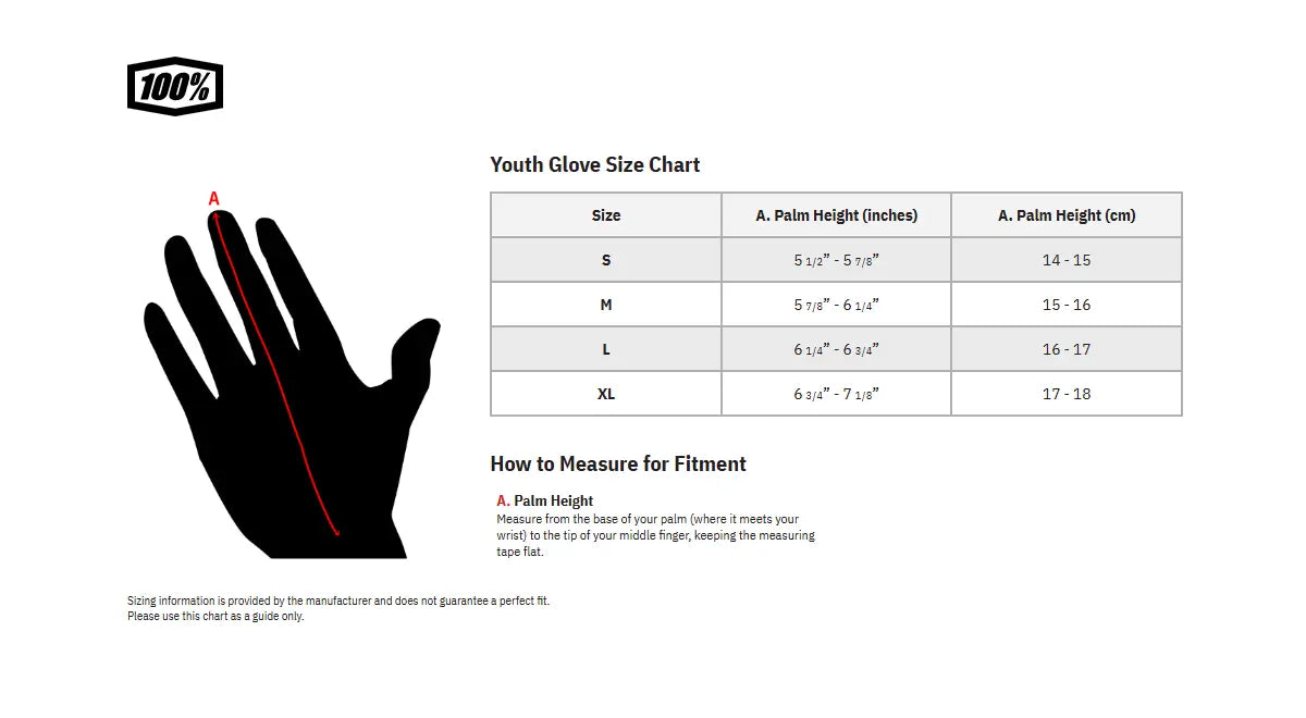 100% Youth Airmatic Gloves For Motocross - Black/Red