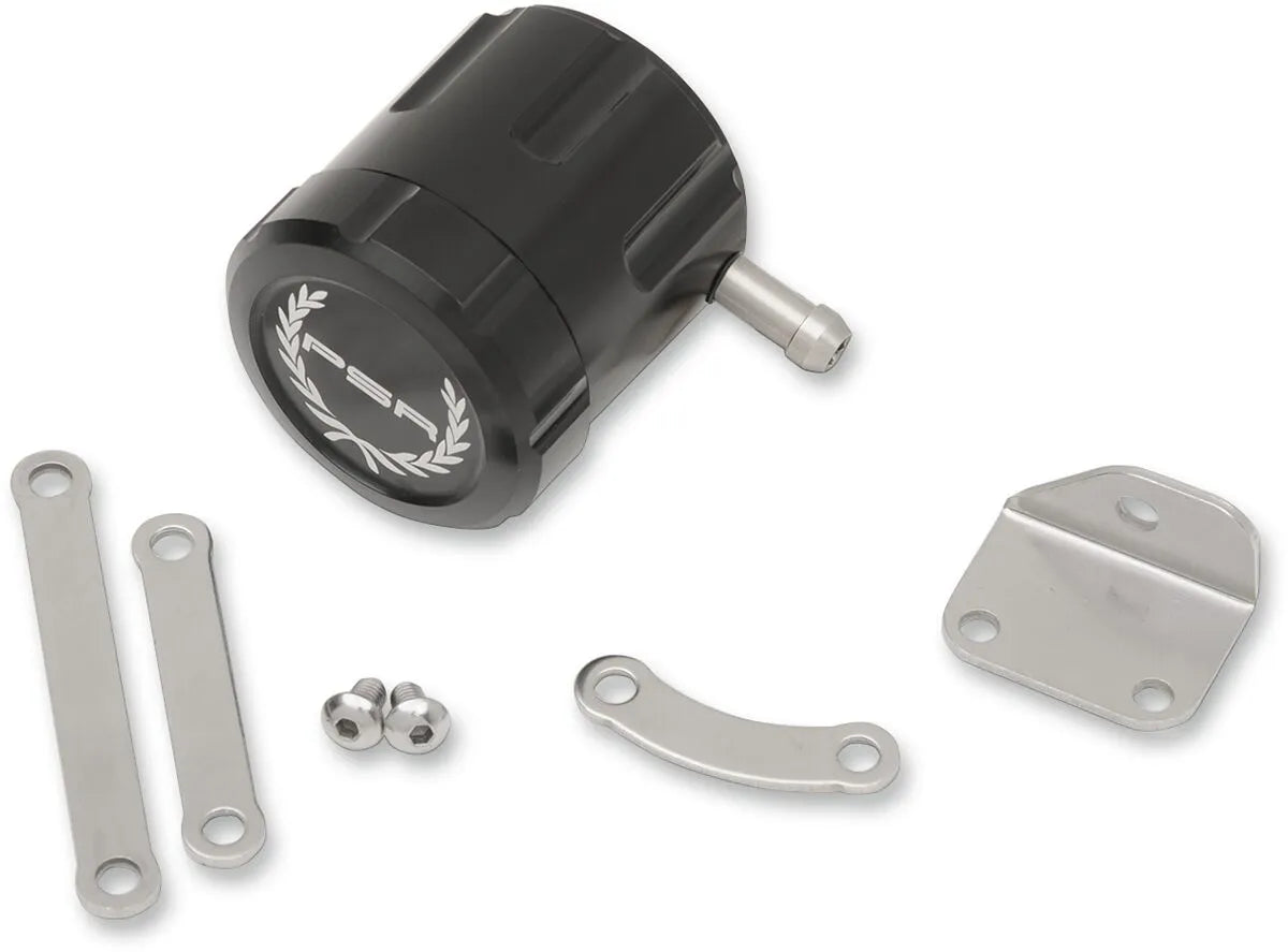 Psr Gp Front Brake Reservoir - Black Aluminum