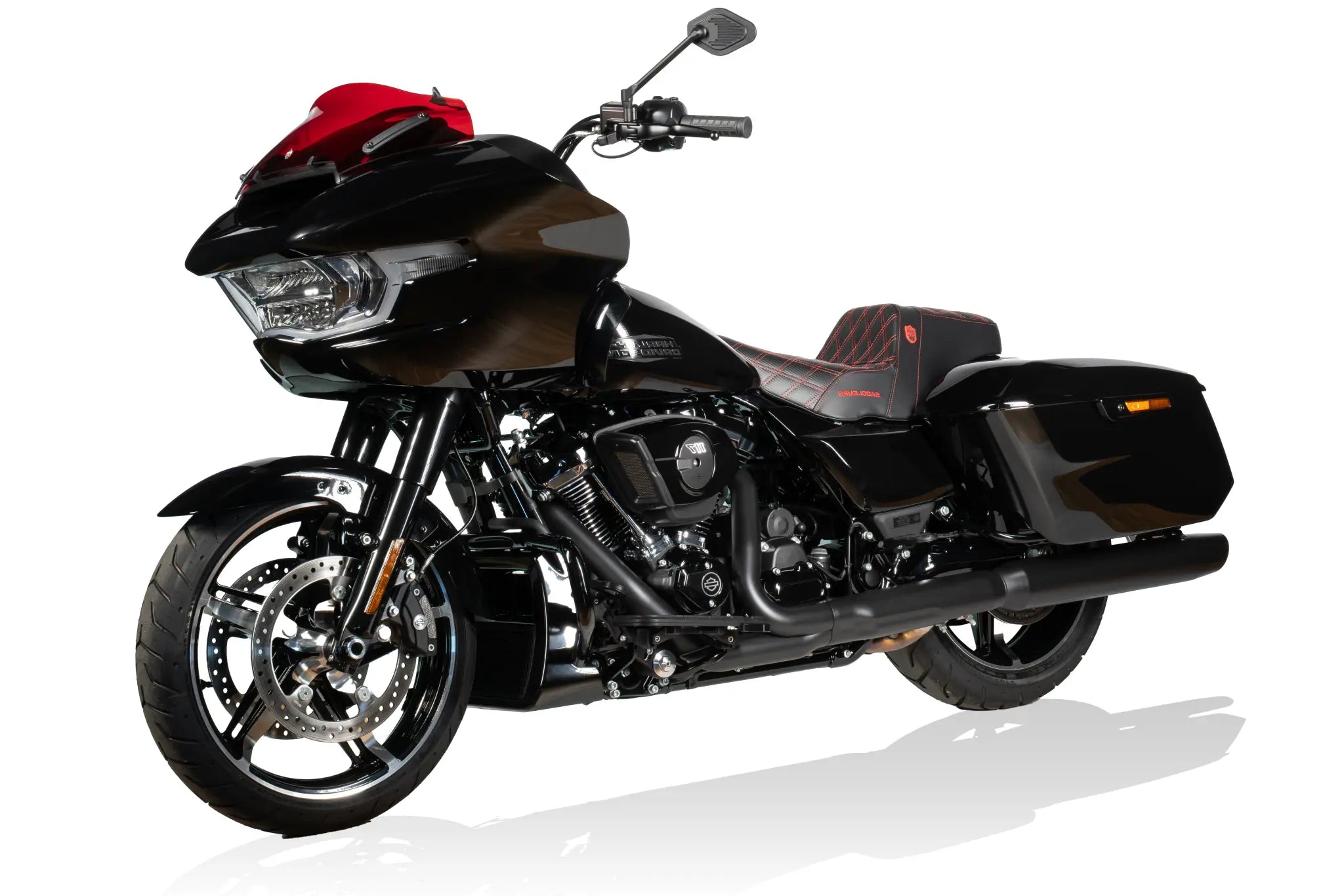 Drag Specialties Adjustable Motorcycle Mirror - 18cm Stem