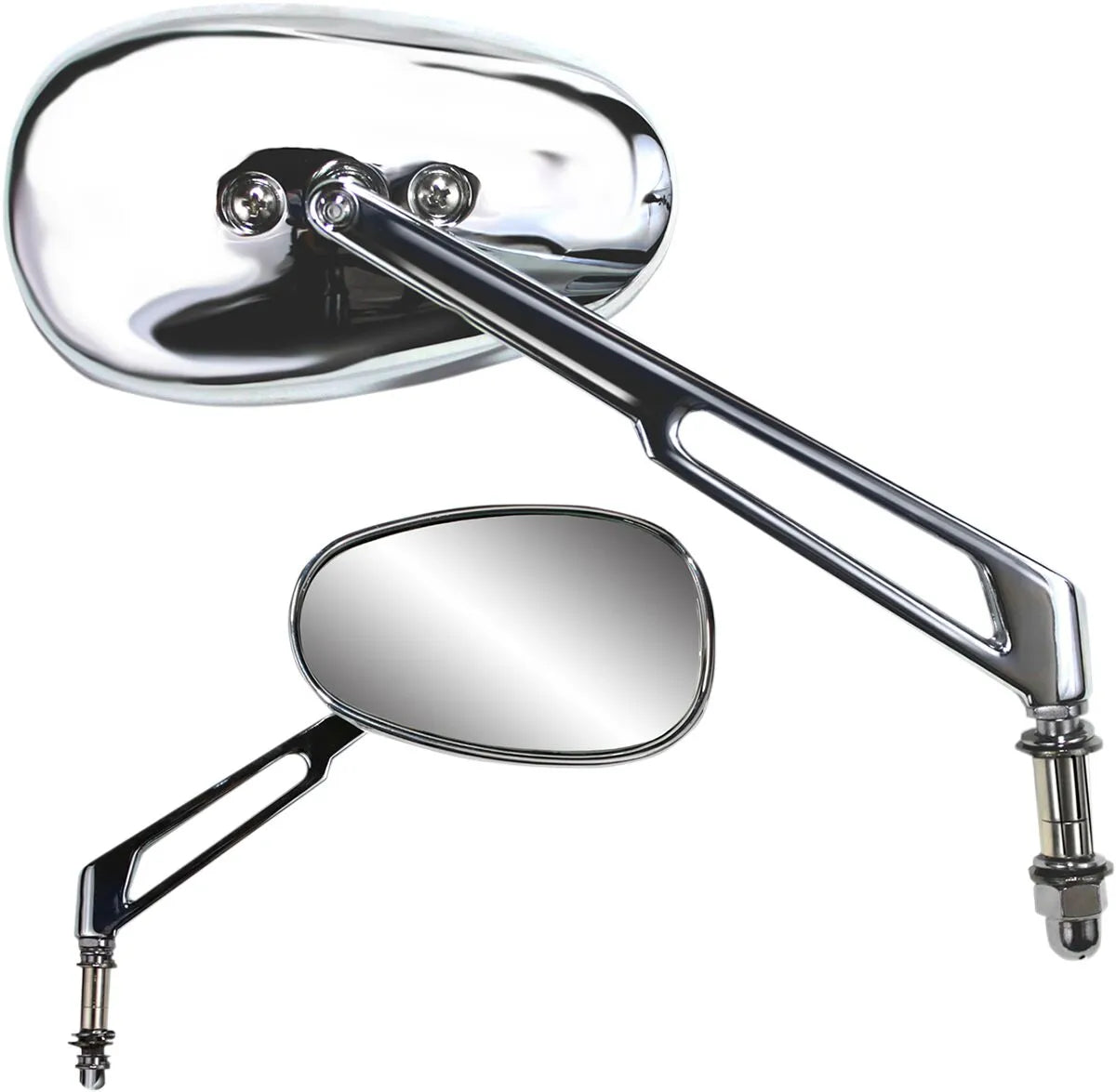 Parts Unlimited Billet Chrome Mirror