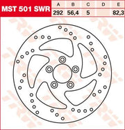 Trw Round Fixed Brake Rotor For Motorcycles