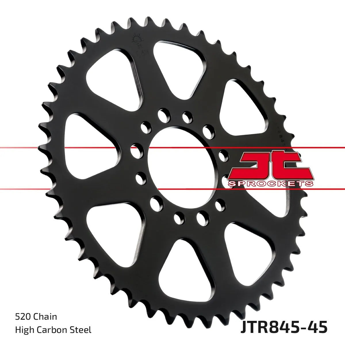 Jt Sprockets Steel Rear Sprocket - 520, 45t